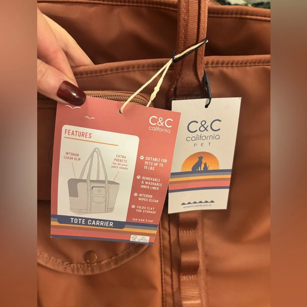 C&C California Soft Pink Small Pet Carrier